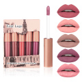 New matte liquid lipsticks 5pcs set beauty makeup lip gloss with custom packaging